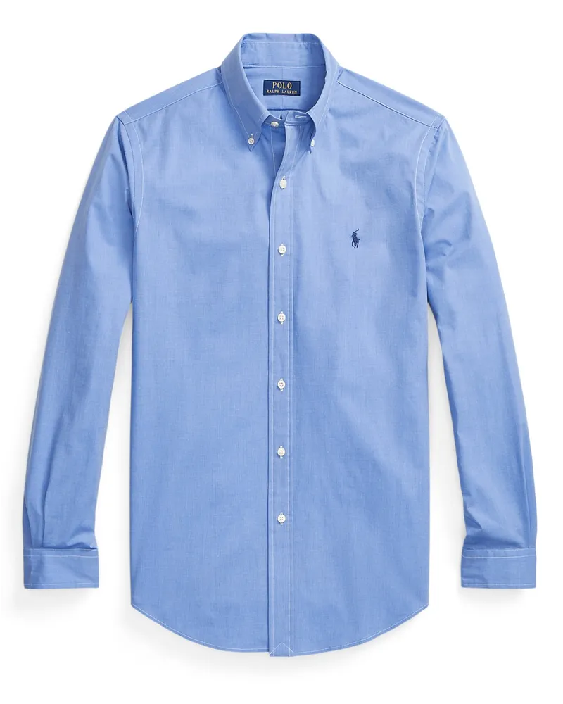 Ralph Lauren Hemd mit Stretchanteil, Custom Fit in Blau