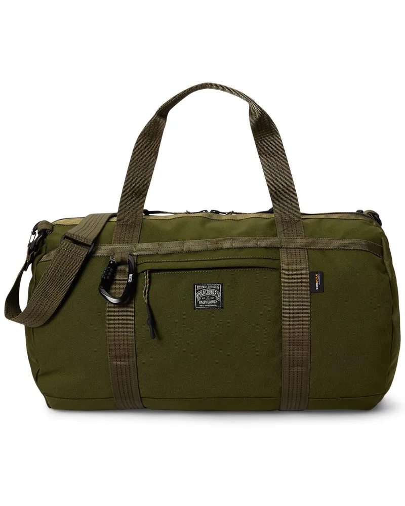 Ralph Lauren Reisetasche aus Cordura®-Nylon mit Schlaufen und Haken in Oliv