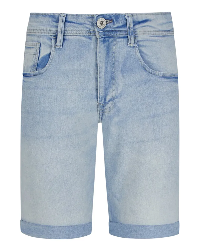 Petrol Industries Jeansshorts mit dezenter Waschung und Stretch in Hellblau