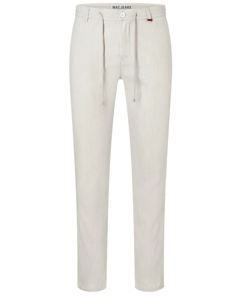 MAC Jeans Hose aus Leinenmischung in Beige