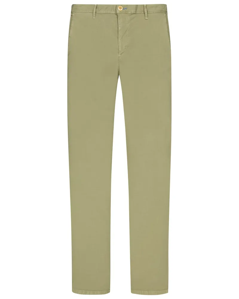 Alberto Chino Rob mit Lyocell und Stretch-Anteil, Slim Fit in Oliv
