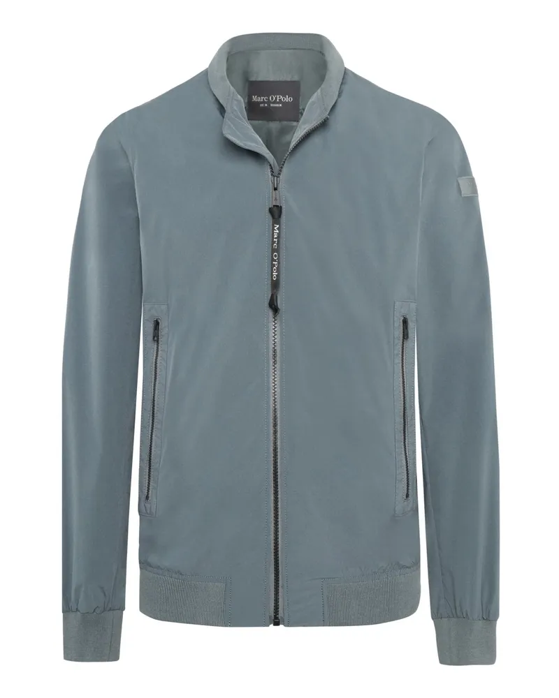 Marc O'Polo Leichte Blousonjacke mit Stehkragen und Zip in Blau