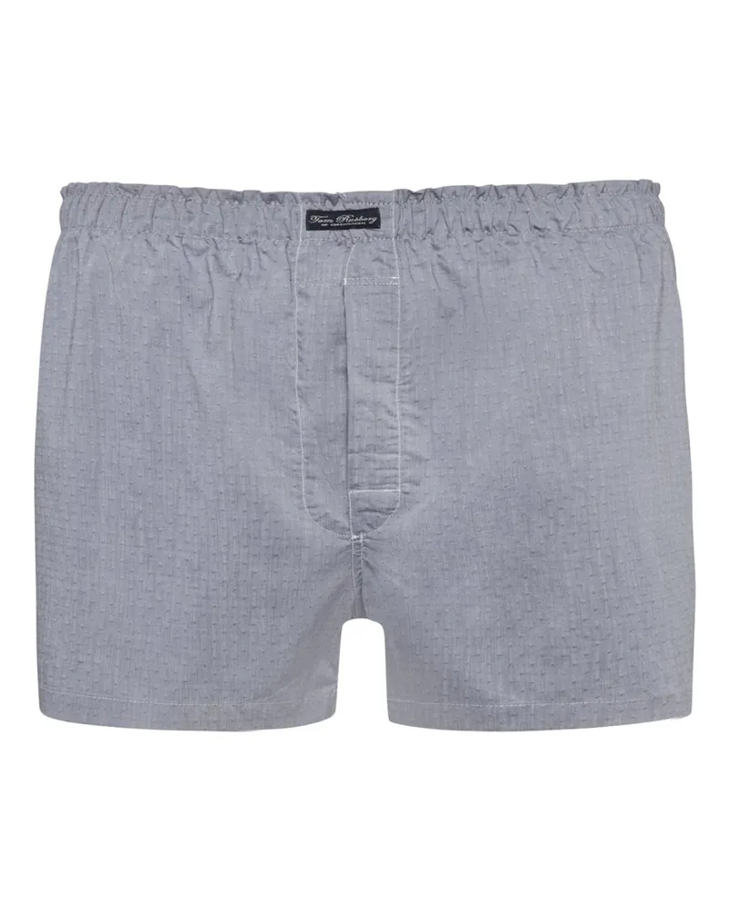 Tom Rusborg Boxershorts mit Allover-Print in Grau