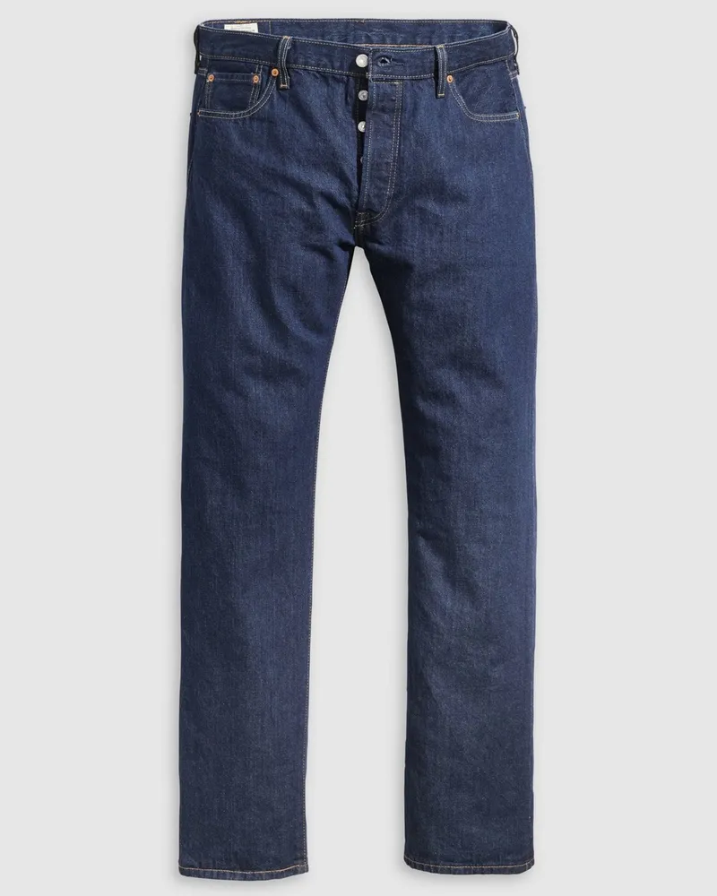 Levi's 501® Raw Denim Jeans, Straight Fit in Blau