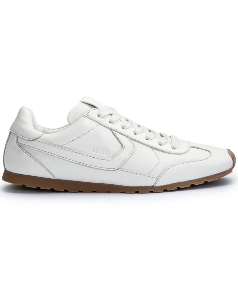 Lloyd Low Top Leder-Sneaker Velocity mit Variofootbed in Weiß