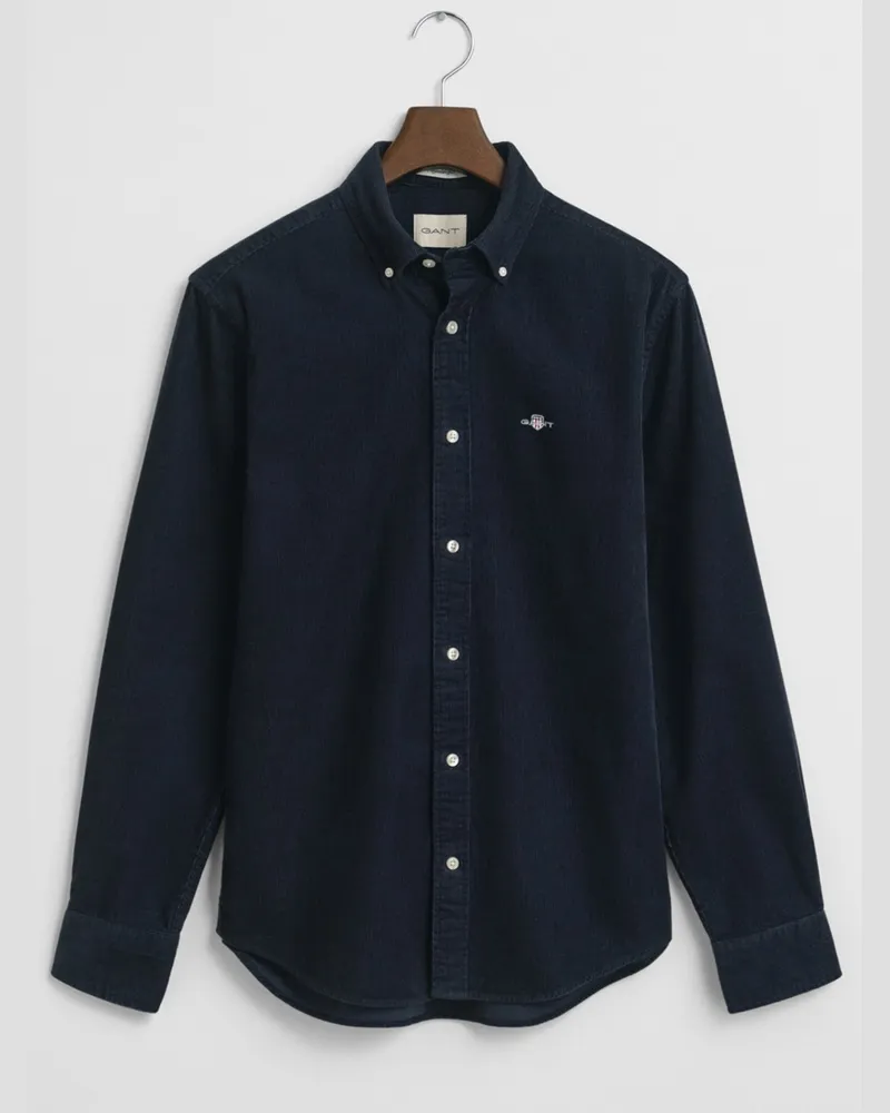 Gant Cordhemd aus Baumwolle, Regular Fit in Marine