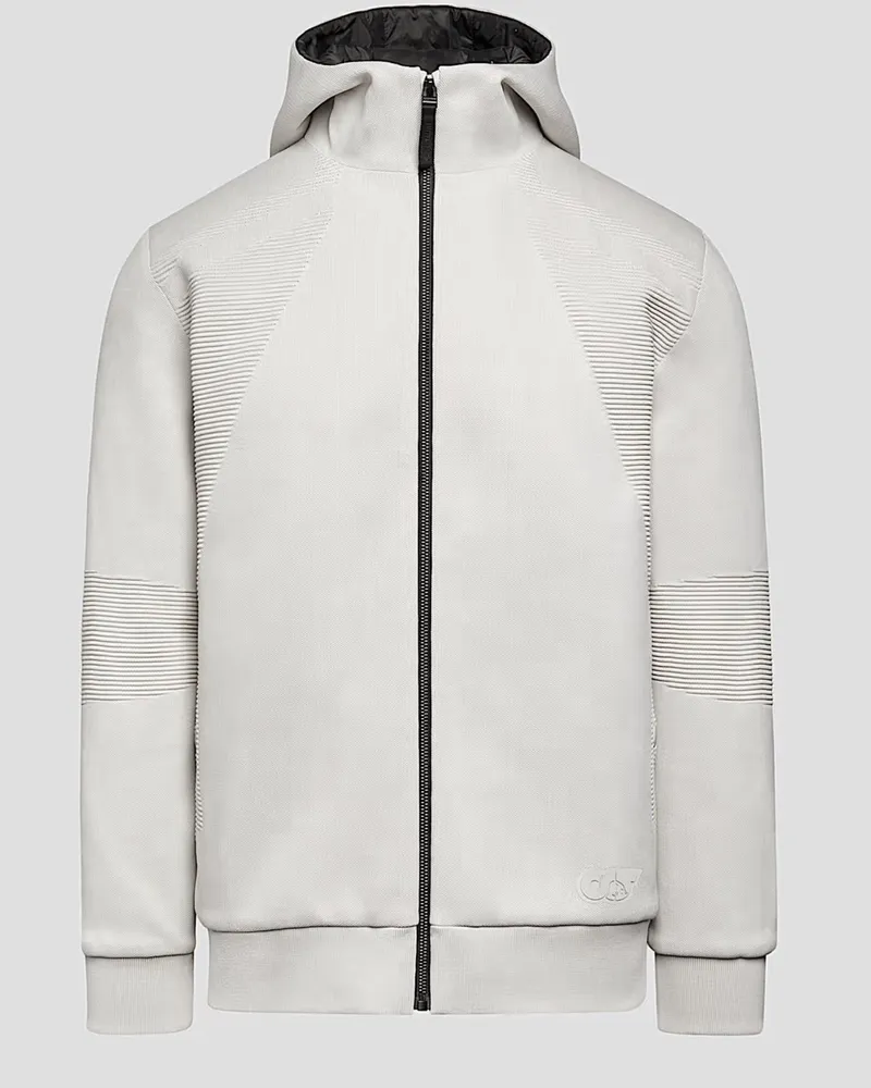 AlphaTauri Kapuzenstrickjacke Odrin mit und Zip, Regular in Beige
