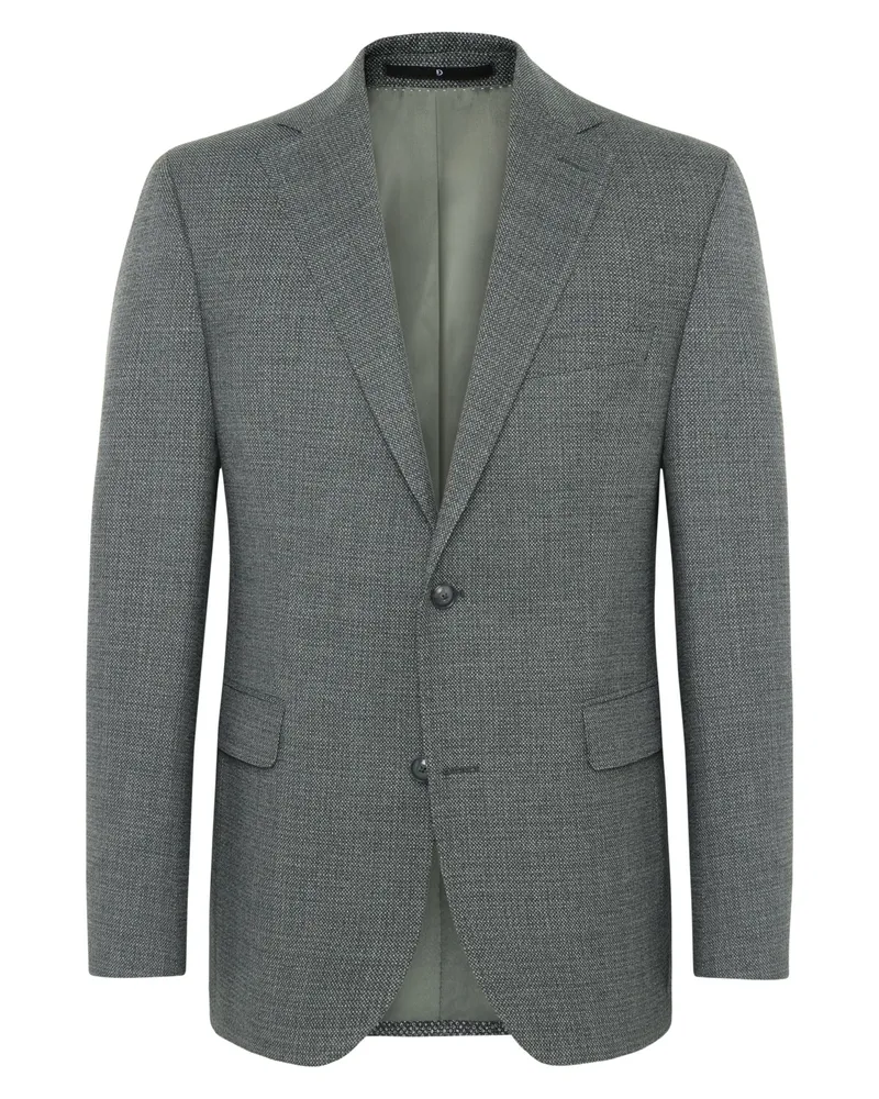 Dressler Einreiher-Sakko aus einem elastischem Materialmix in Grün