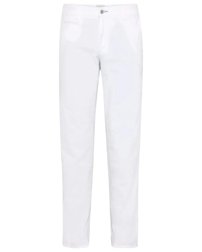 Brax HI-FLEX Chino Fabio mit Struktur, Modern Fit in Weiß