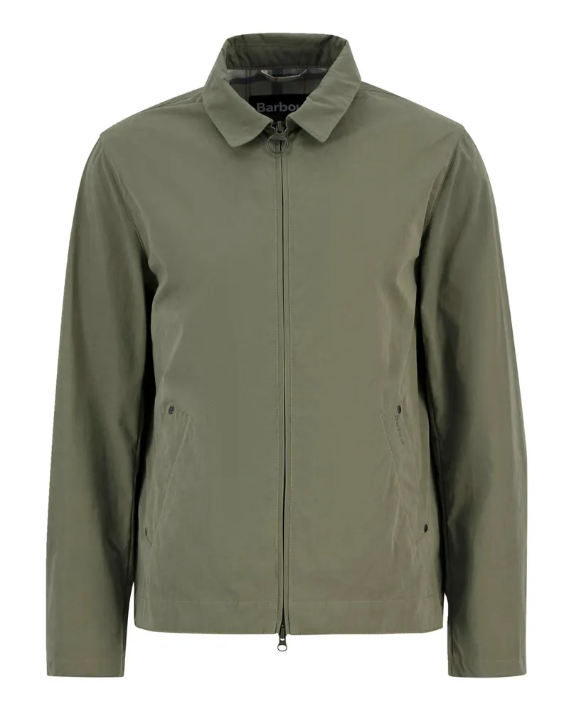 Barbour Freizeitjacke Fernport aus einem soften Baumwollgemisch in Grün