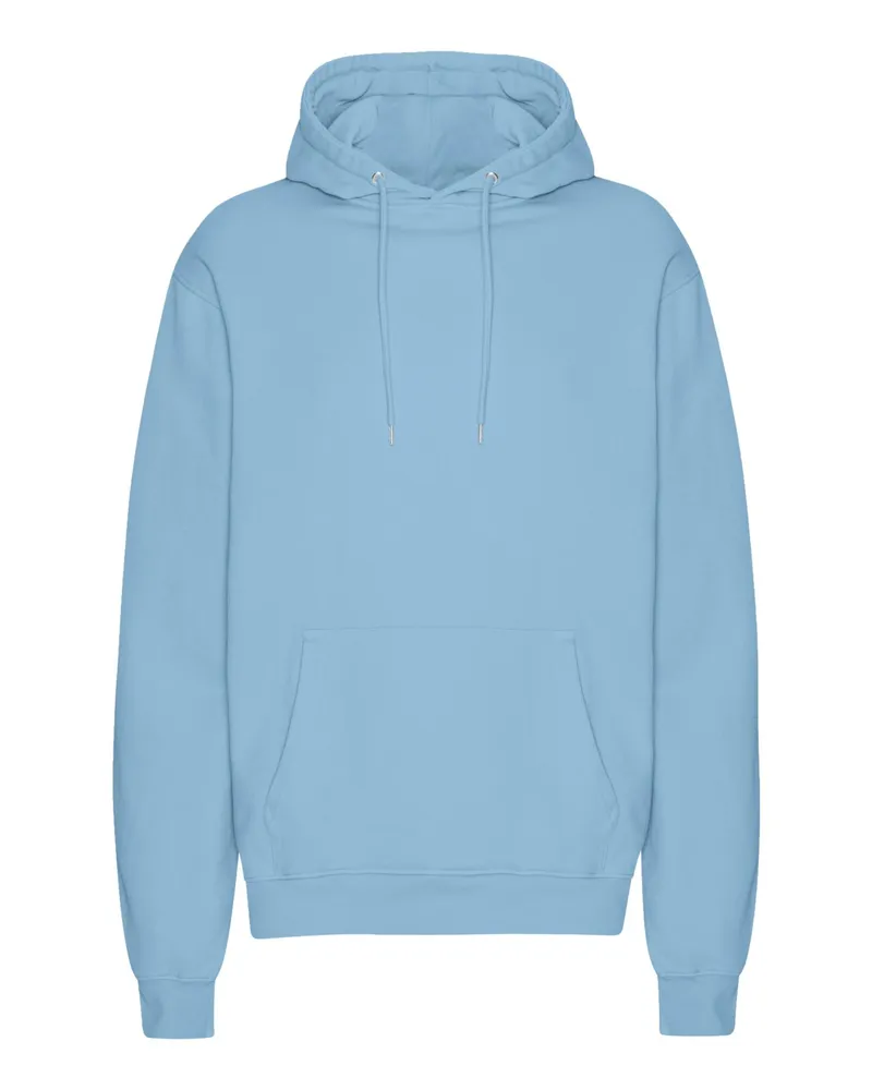 COLORFUL STANDARD Hoodie aus Bio-Baumwolle in Hellblau