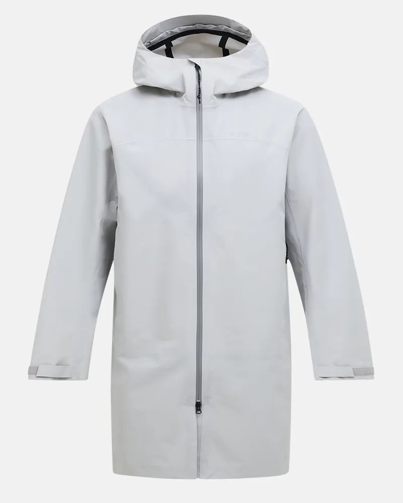 Peak Performance Leichter Regenparka Treeline mit HIPE®-Membran in Hellgrau
