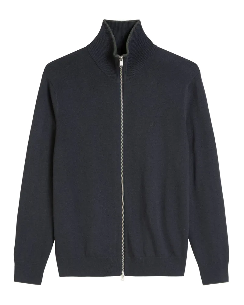Marc O'Polo Leichte Strickjacke aus einem Baumwollgemisch, Regular Fit in Marine