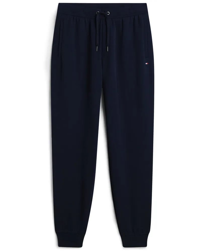 Tommy Hilfiger Sweatpants mit Stretch und Logo-Stickerei, Regular Fit in Marine
