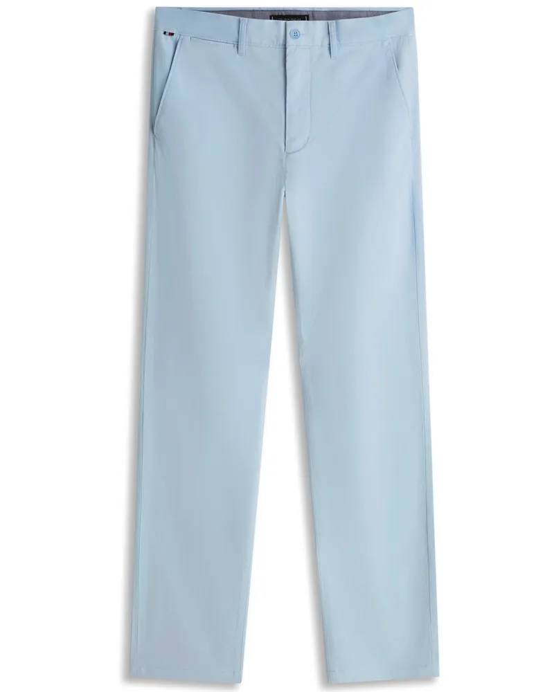 Tommy Hilfiger Twill-Chino Denton mit Stretchanteil, Slim Straight Fit in Hellblau