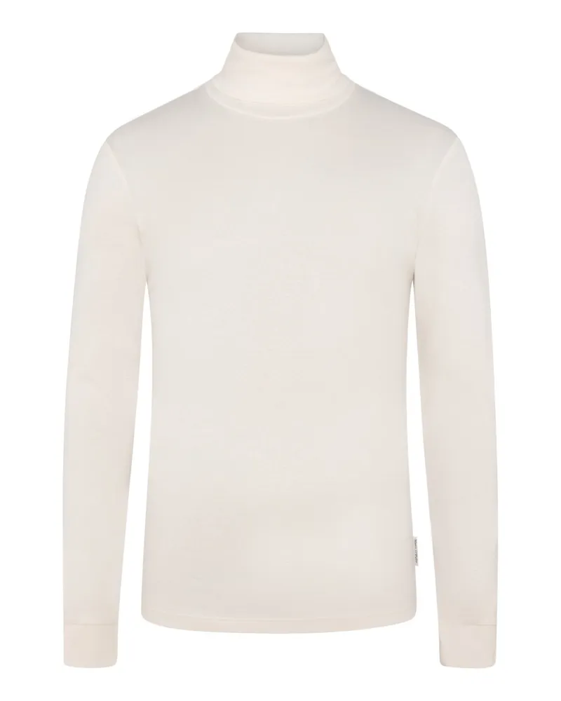 Marc O'Polo Sweater mit Rollkragen in Jersey-Qualität in Offwhite