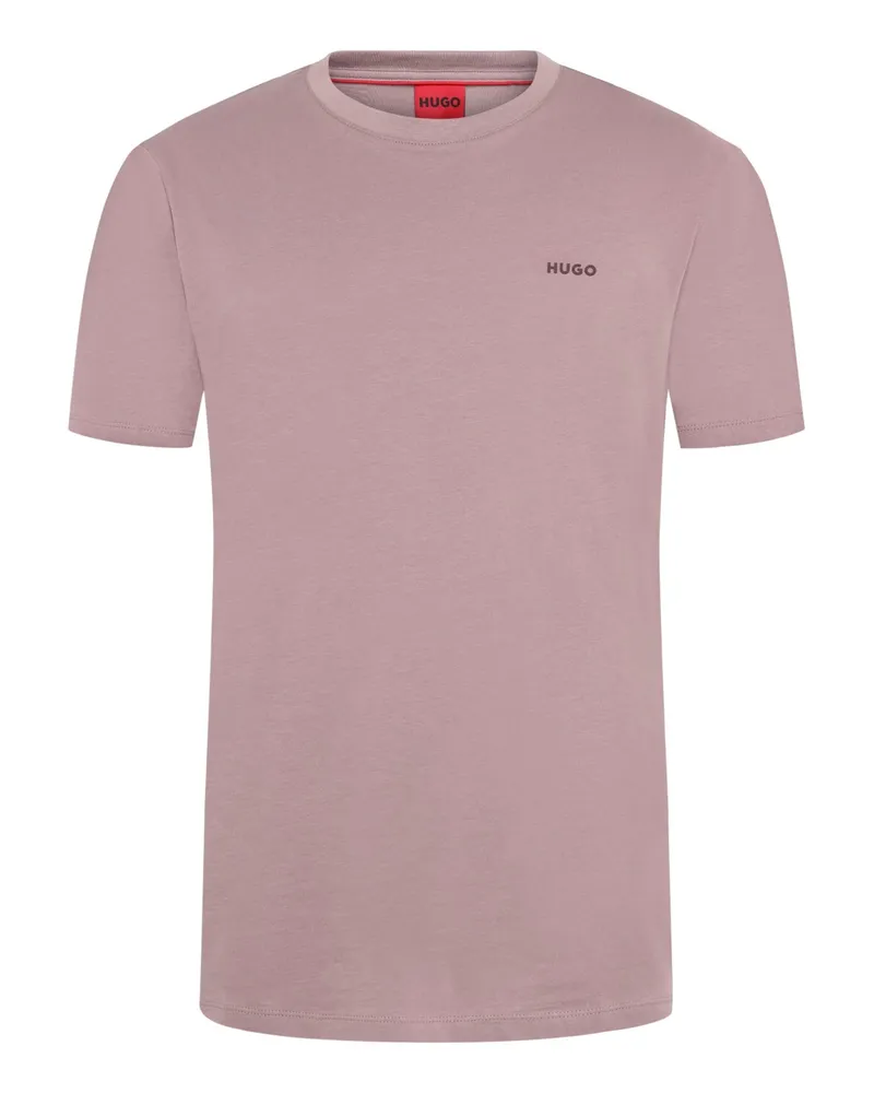 HUGO BOSS Leichtes T-Shirt aus Baumwolljersey in Braun