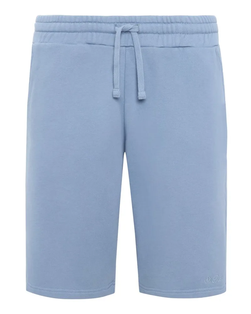 MC2 Saint Barth Sweat-Bermudashorts mit elastischem Bund in Marine