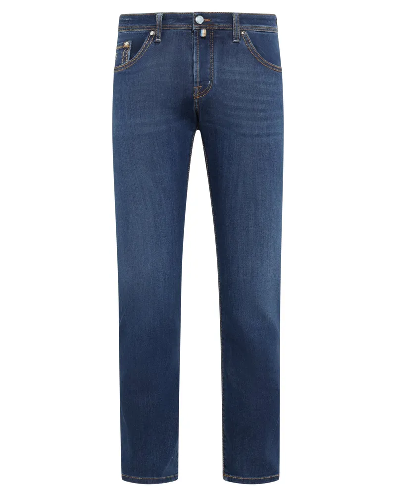 Jacob Cohën Stretch-Jeans Nick aus einem Baumwollmix, Slim in Mittelblau