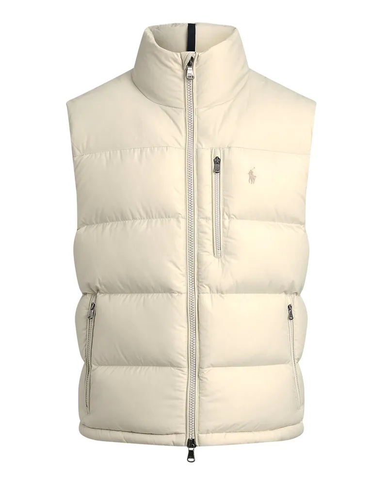 Ralph Lauren Daunenweste Gorham mit hochschließendem Kragen in Beige