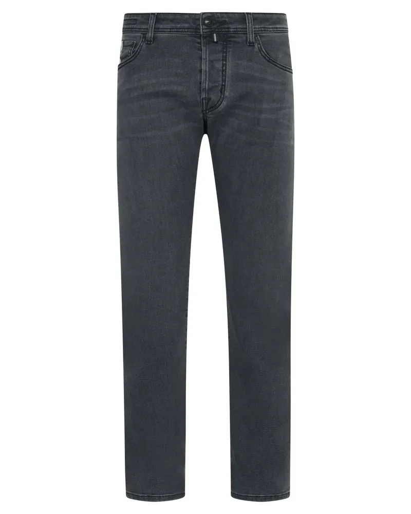 Jacob Cohën Softe Stretch-Jeans Nick in dezenter Used-Optik, Slim in Grau