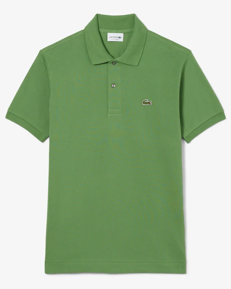 Lacoste Piqué-Poloshirt L1212 Classic Fit mit kleinem Krokodil-Aufnäher in Grün
