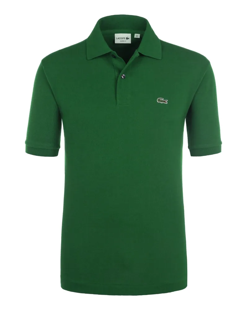 Lacoste Piqué-Poloshirt Classic Fit L1212, mit kleinem Krokodil-Aufnäher in Grün