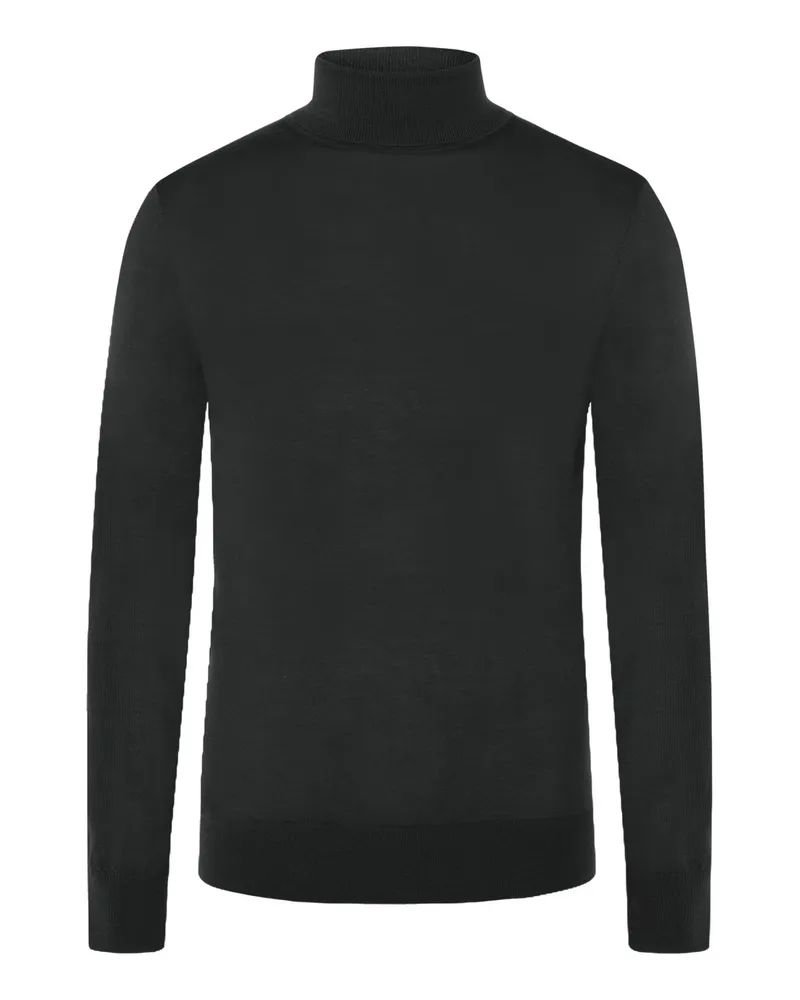 Tiger of Sweden Leichter Rollkragenpullover Neville aus Merinowolle in Grün