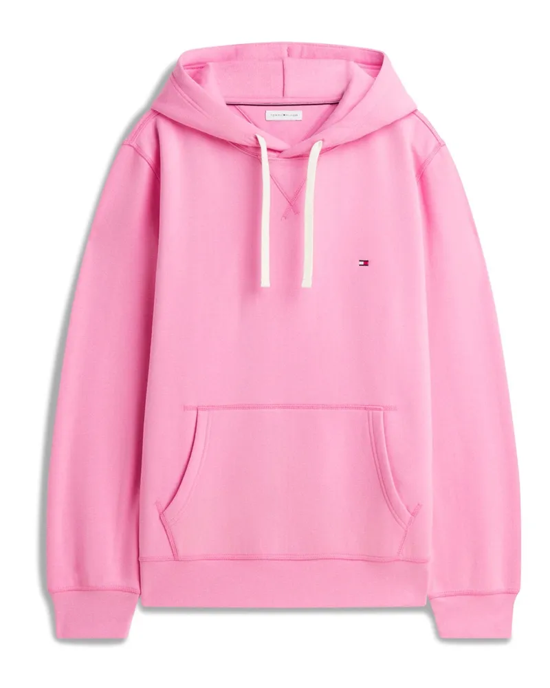 Tommy Hilfiger Hoodie aus einem soften Baumwoll-Mix in Pink