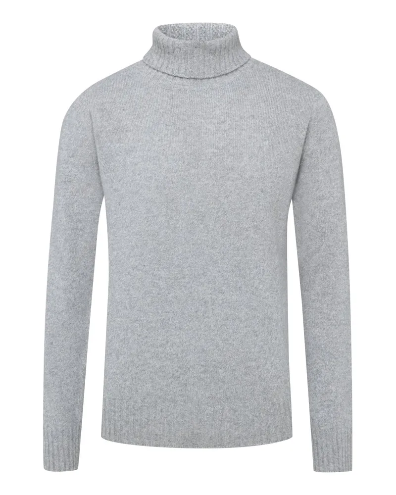 Altea Softer Rollkragenpullover aus einem Wolle-Kaschmir-Mix in Hellgrau