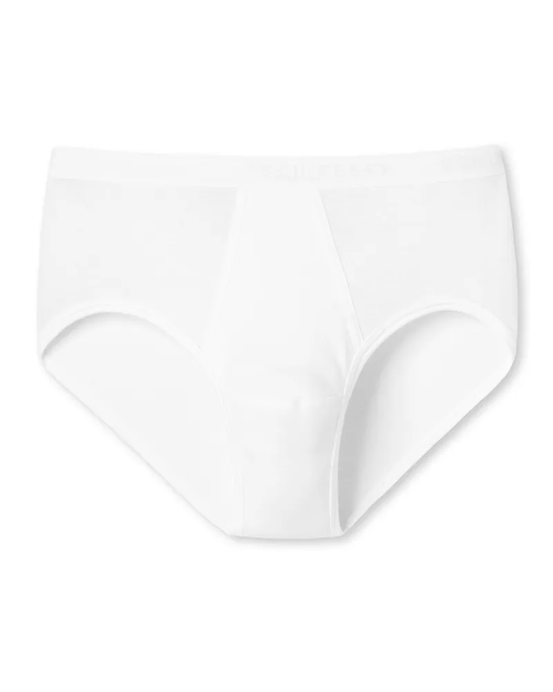 Schiesser Sportslip in Feinripp-Qualität in Weiß