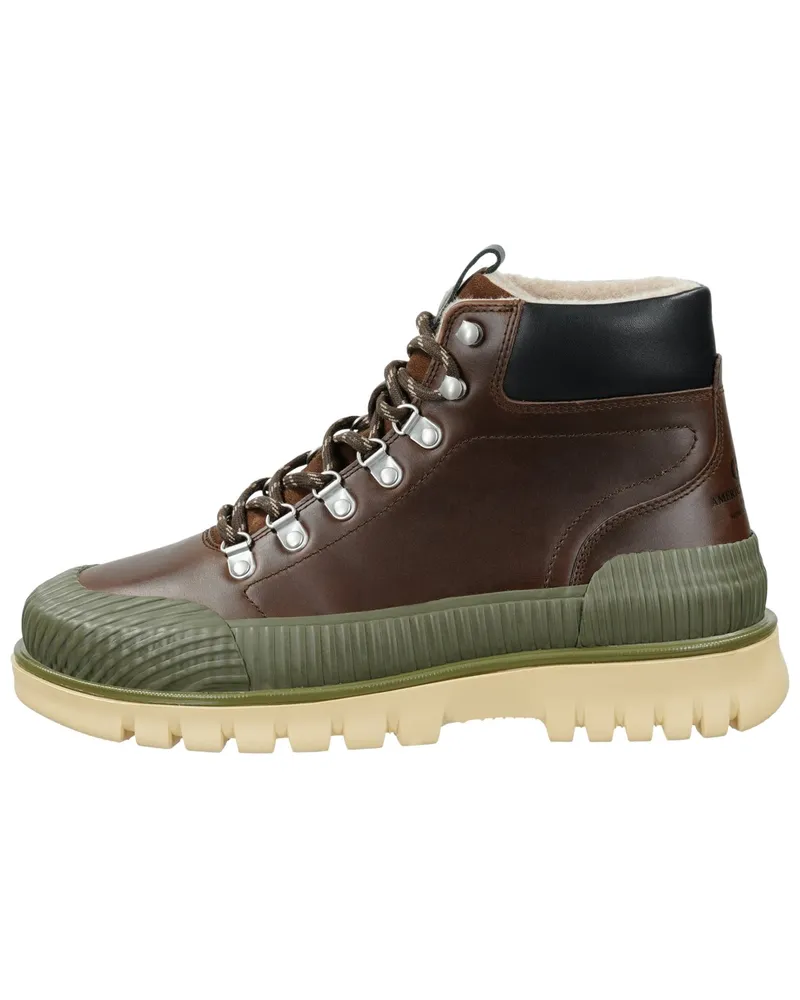 Gant Stiefel Nebrada aus Leder mit softem Textilfutter in Braun