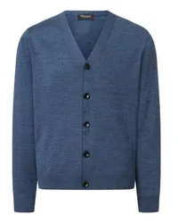 Maerz Cardigan aus Schurwolle Mittelblau