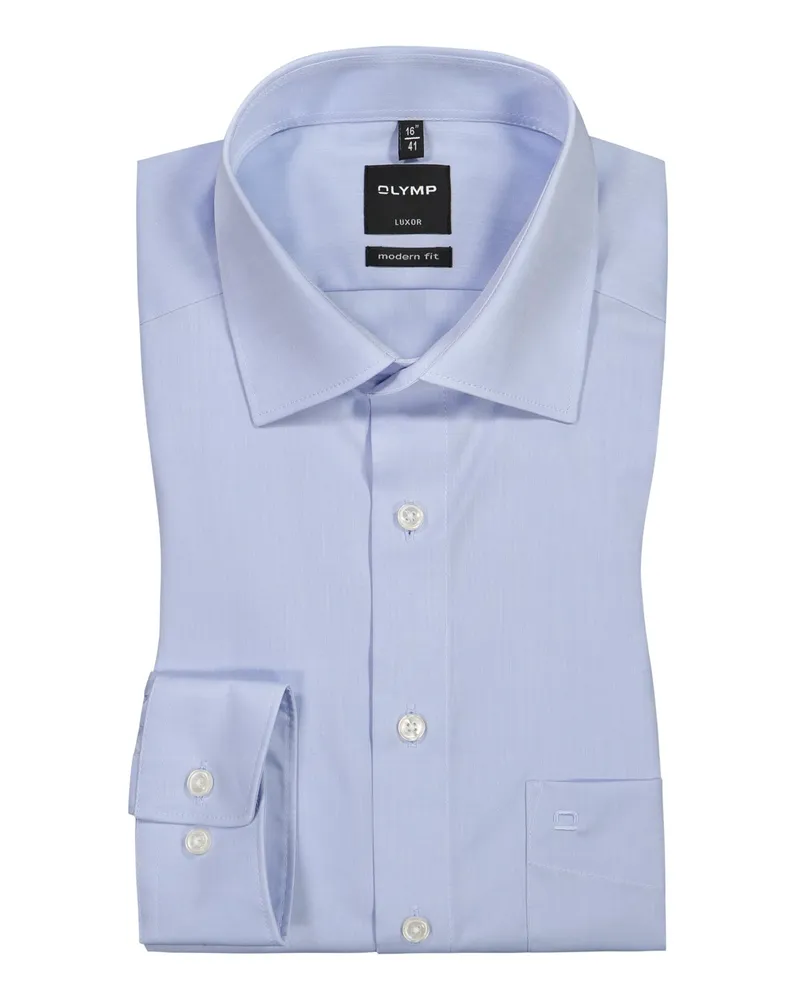 Olymp Luxor modern fit Hemd in Hellblau
