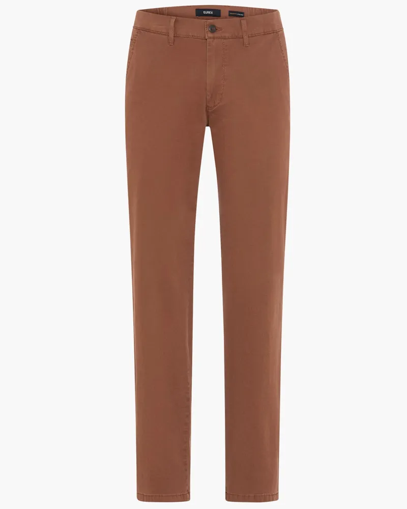 Eurex by Brax Chino Thilo mit Lyocell und Stretch, Regular Fit in Cognac