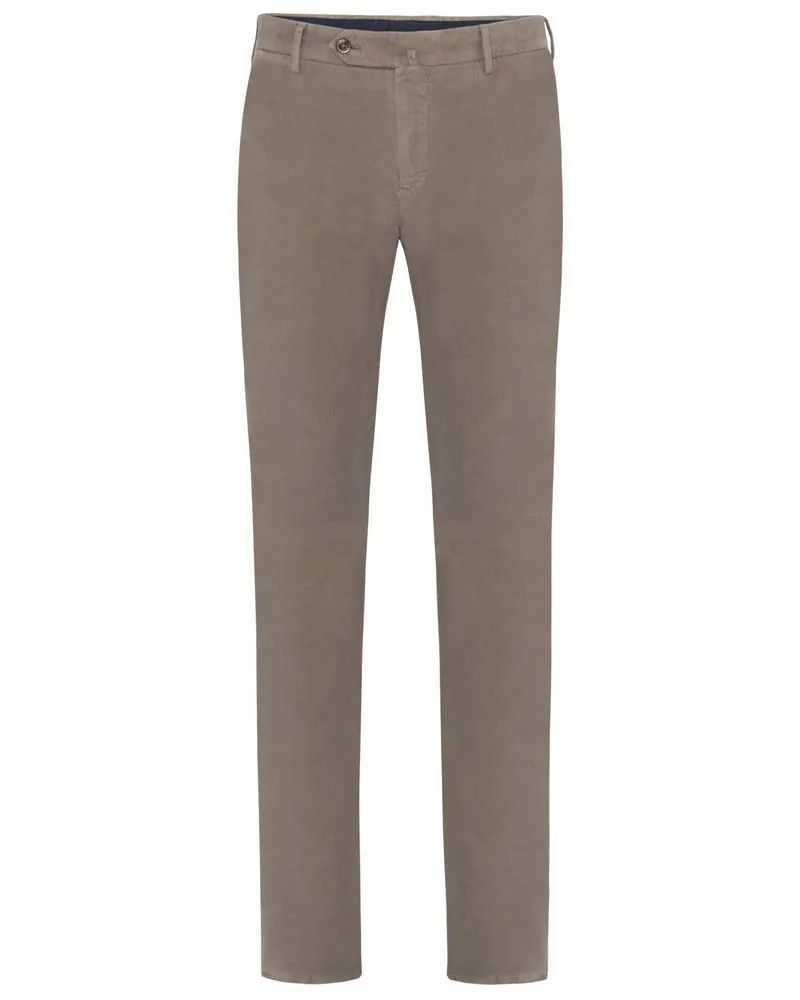 PT TORINO Feincord-Hose mit Stretch-Anteil, Slim in Beige