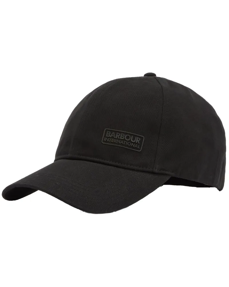 Barbour Cap Norton Drill aus Baumwolle, Barbour International in Schwarz