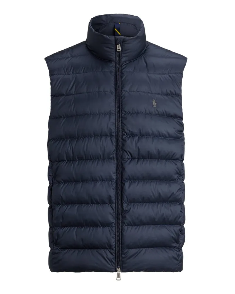 Ralph Lauren Steppweste mit Daunenfüllung und Logo-Stickerei in Marine