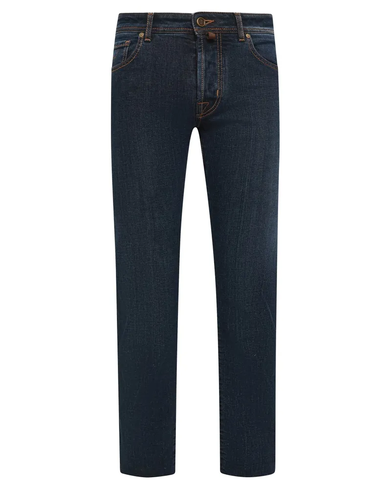 Jacob Cohën Light Denim-Jeans Bard mit Stretchanteil, Slim Fit in Mittelblau