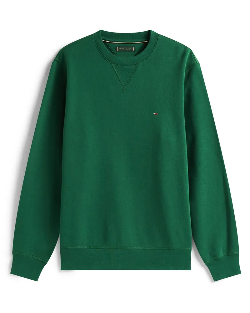 Tommy Hilfiger Softes Sweatshirt aus einem Baumwollgemisch in Grün