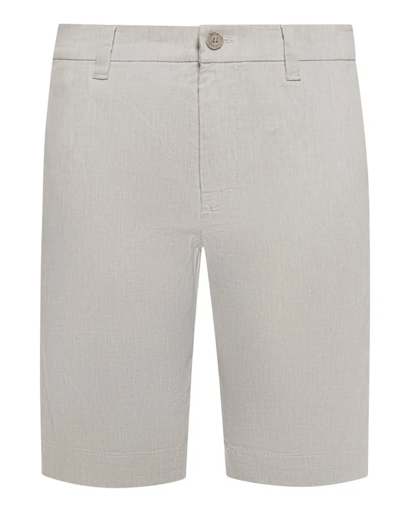 MAC Jeans Sommerliche Shorts aus einem Leinenmischgewebe in Beige