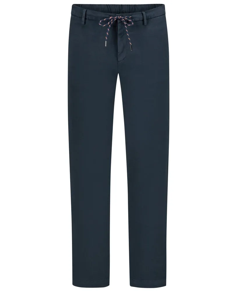 Alberto Chino mit Stretchanteil und TENCEL™, Slim Fit in Marine