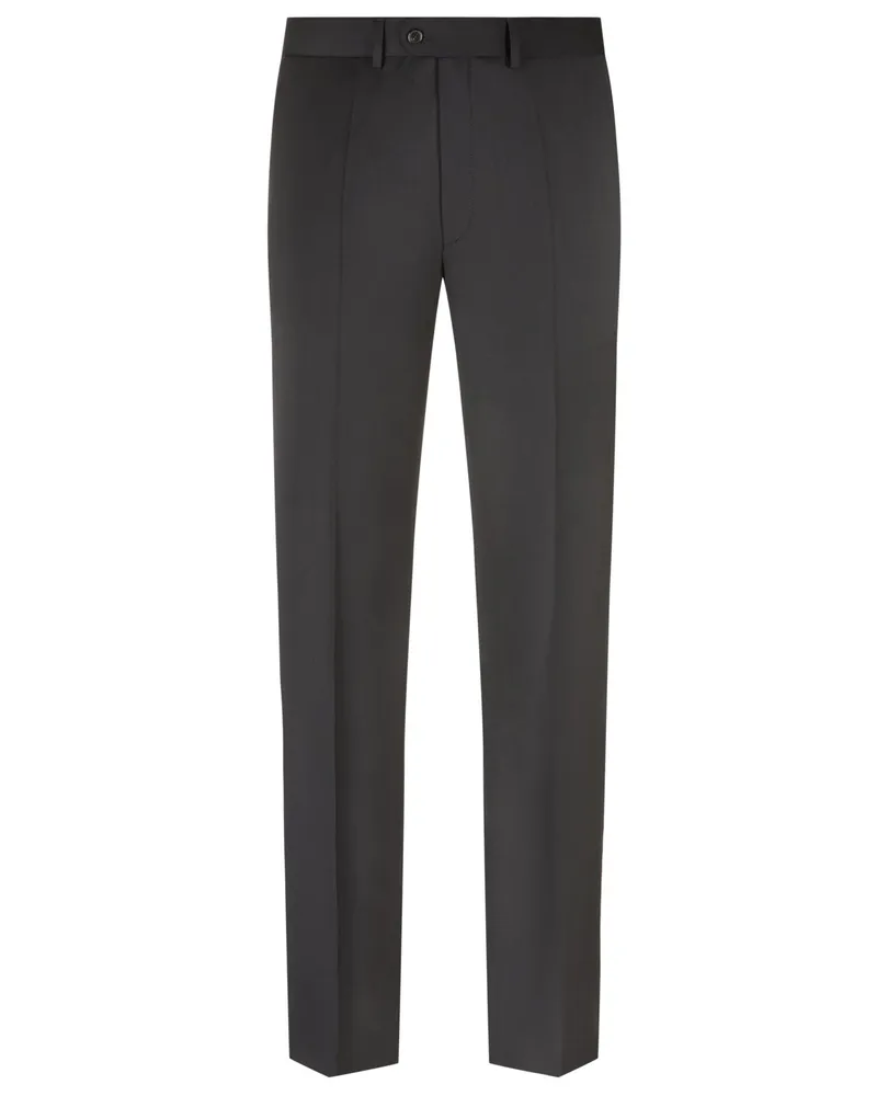 Dressler Businesshose aus reiner Schurwolle, Jeff in Schwarz
