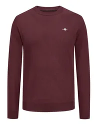 Gant Pullover mit Logo-Stickerei Bordeaux