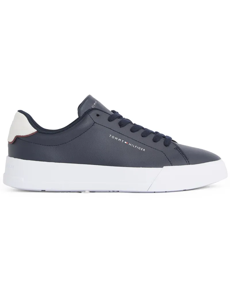 Tommy Hilfiger Low Top Allrounder-Sneaker mit Label-Schriftzug in Marine