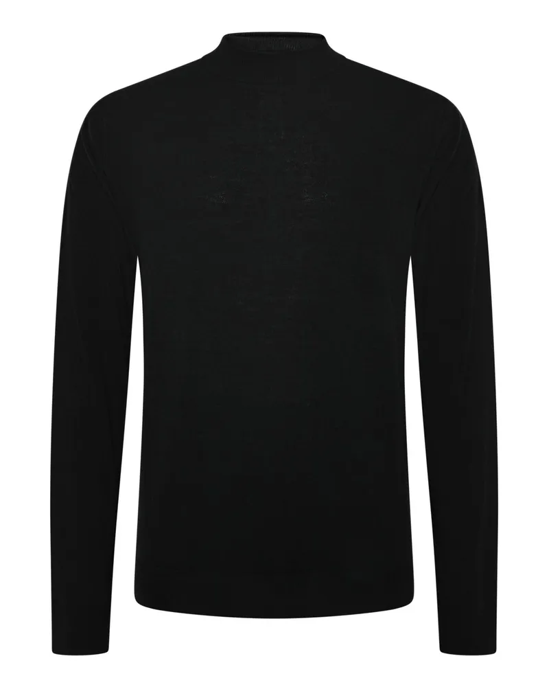 Filippo de Laurentiis Rollkragenpullover aus edler Merinowolle in Marine