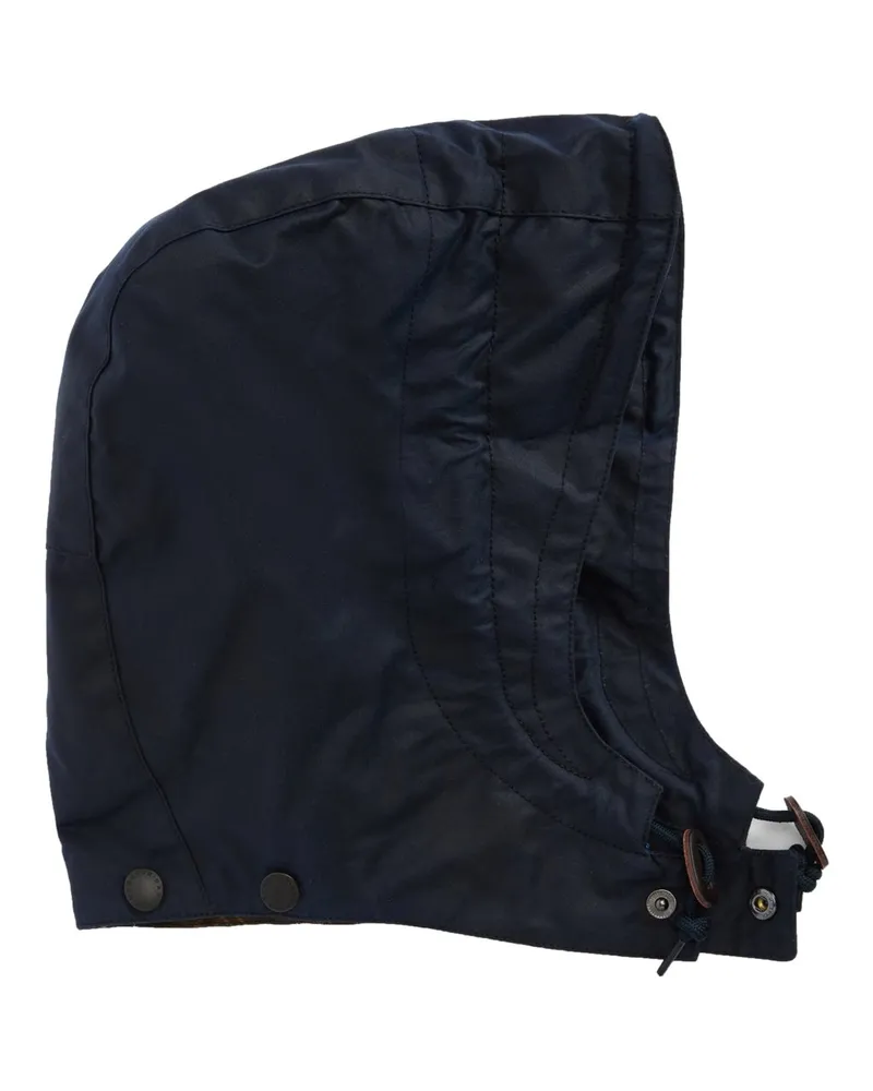 Barbour Paul Smith loves Barbour Anknöpfbare Wachskapuze mit Tunnelzug in Marine