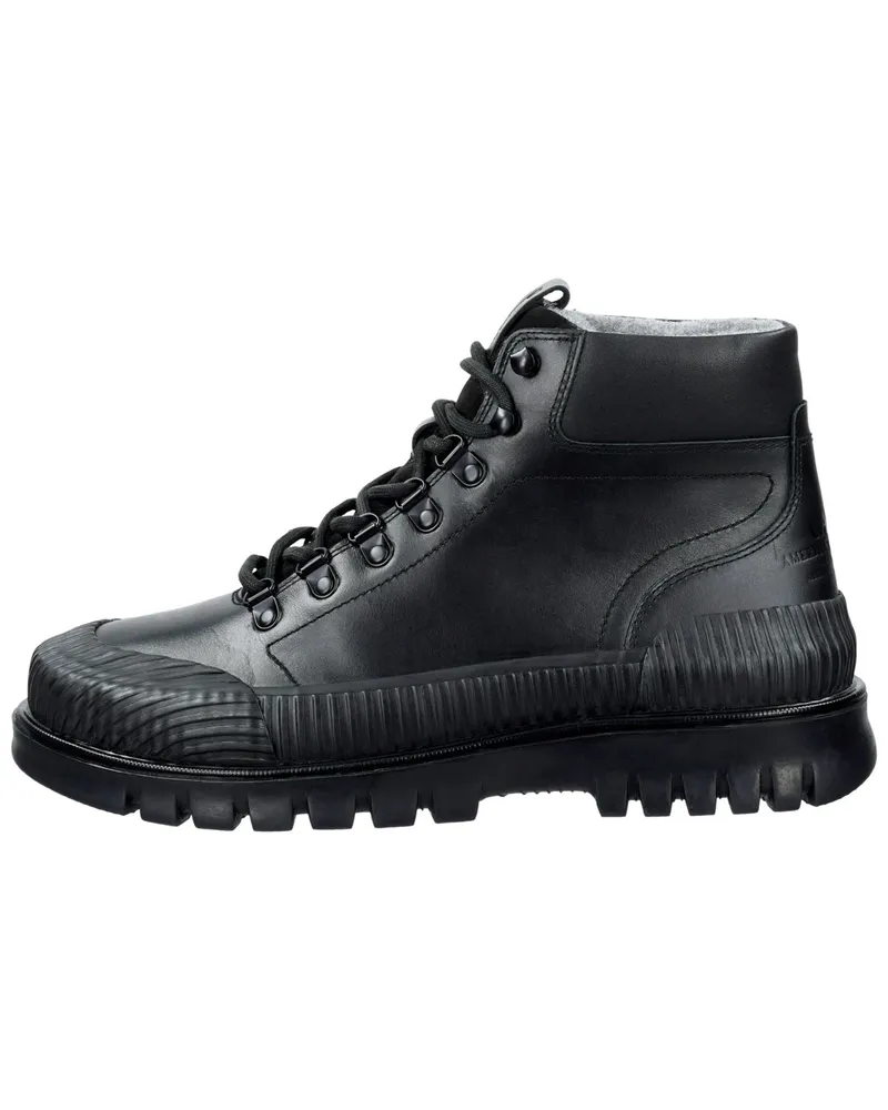 Gant Stiefel Nebrada aus Leder mit softem Textilfutter in Schwarz