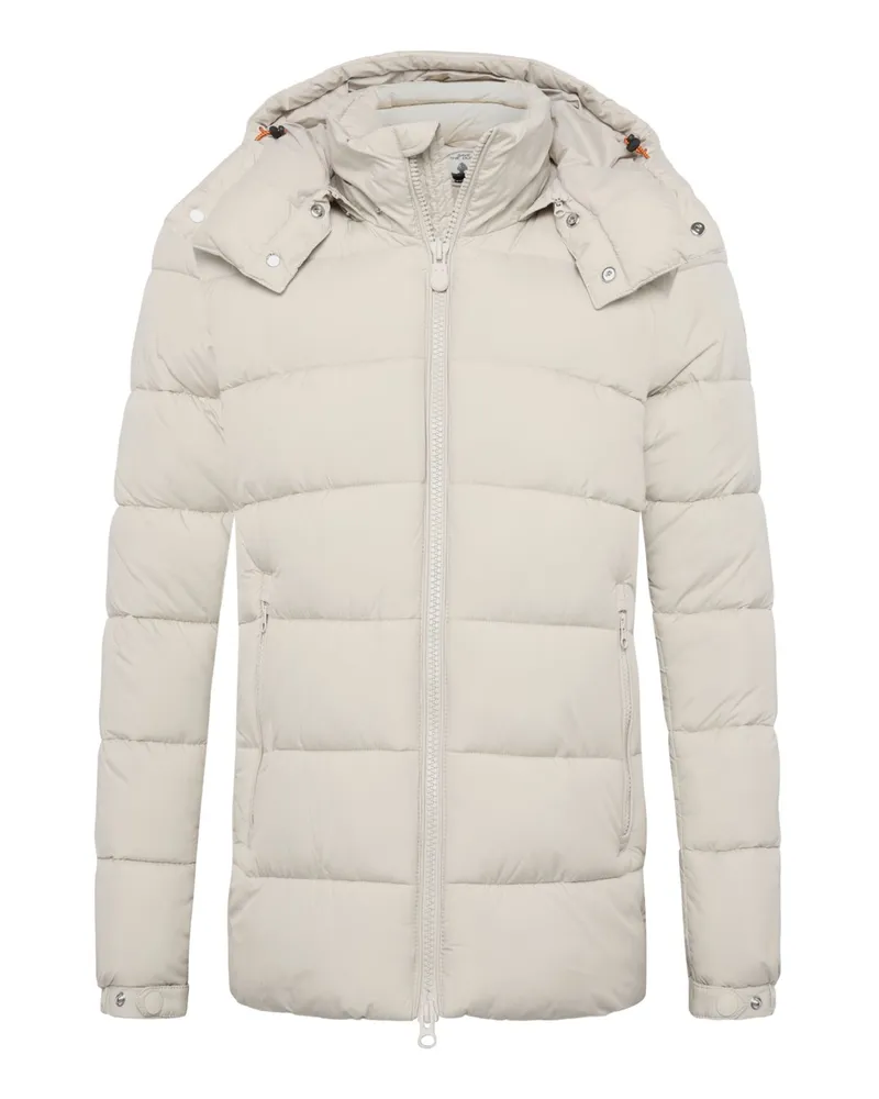 Save The Duck Steppjacke mit abtrennbarer Kapuze und Plumtech®-Ausstattung in Beige