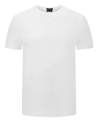 HUGO BOSS Leichtes T-Shirt aus Lyocell-Baumwoll-Mix Weiß